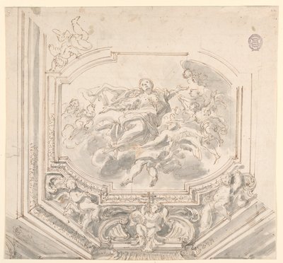 Design for a Ceiling, 18th century by Unknown artistUnknown artist