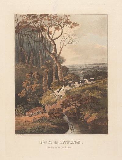 A Pair: Fox Hunting; Coming in to the Death by Unknown artist
