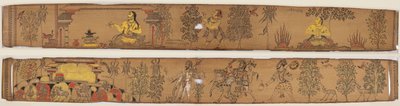 A Prince Performs Austerities (recto); Shiva and His Followers Return to Mount Kailash (verso), from a Romance of Chandrabhanu and Lavanyavati of Upendra Bhanja (1670–1740) by Unknown artist