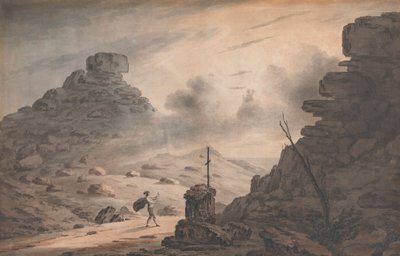 A View of the Valley of Stones, Devon, with a scene in the Tempest, Act 1 by Unknown artist