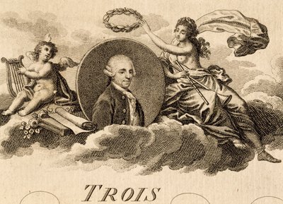 Allegory of Franz Joseph Haydn on Title Page of Score for Three Quartets, Opus 75, Book I by Unknown artist