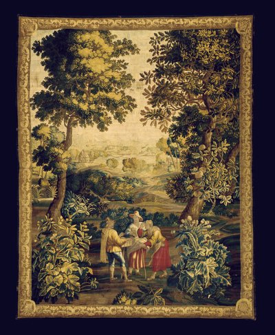 An Audenarde Teniers Tapestry by Unknown artist