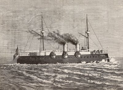 Battleship Etna by Unknown artist
