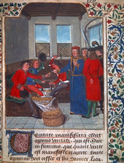Coin Minting in the Middle Ages by Unknown artist