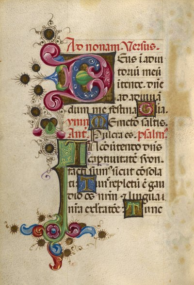 Decorated Initial D; Decorated Initial I by Unknown artist
