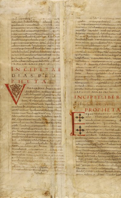 Decorated Initial V; Decorated Initial E by Unknown artist