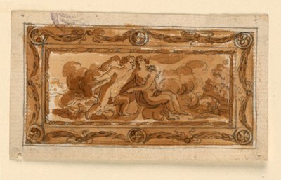 Design for the Cover of a Snuff Box by Unknown artist