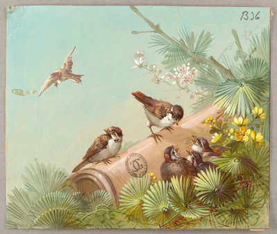 Designs for Wallpaper and Textiles: Flowers and Birds by Unknown artist