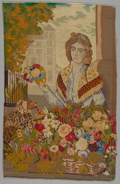 Embroidered picture by Unknown artist