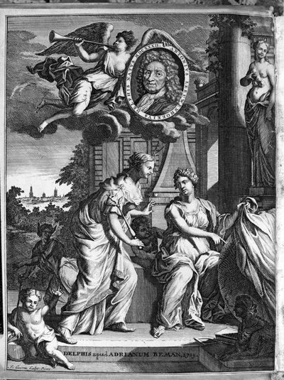 False title of the complete work of the Dutch trader and scholar Antoine van Leeuwenhoek (1632-1723) 1719 by Unknown artist