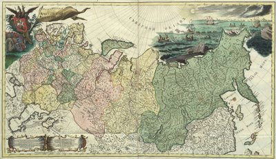 First General Map of the Russian Empire by Unknown artist