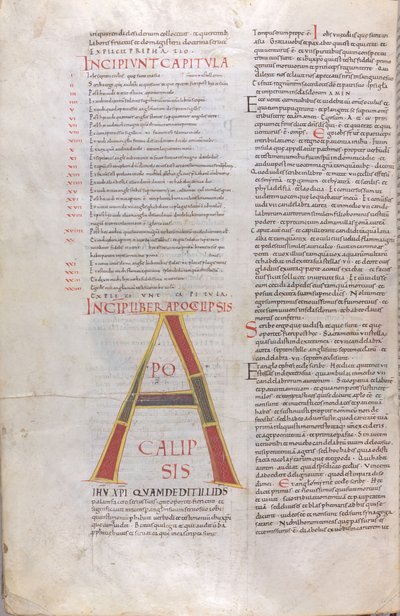 Incipit of the Book of Revelation by Unknown artist
