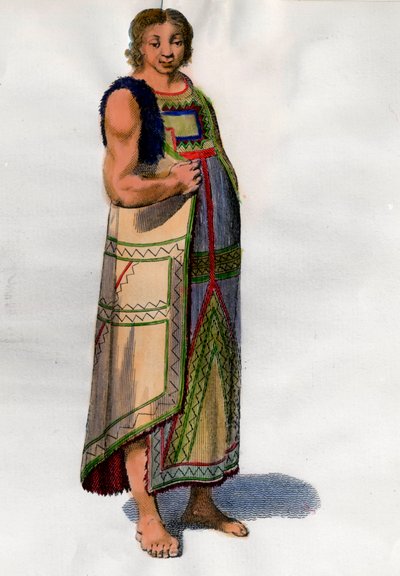 Indian costume from Montevideo in Uruguay by Unknown artist