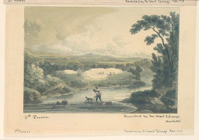 Pastoral Scene, 3rd process by Unknown artist