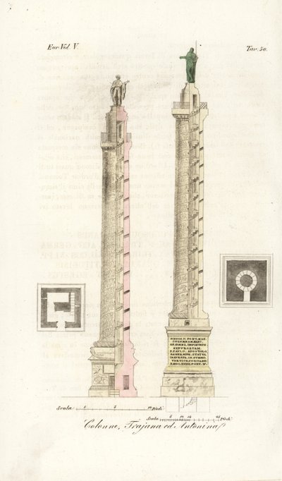 Plan and Elevation of Trajan
