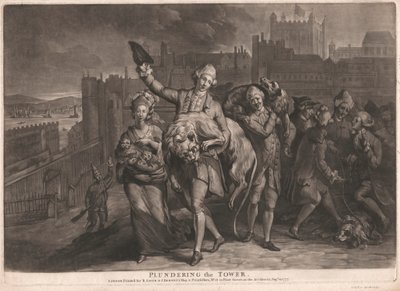 Plundering the Tower by Unknown artist