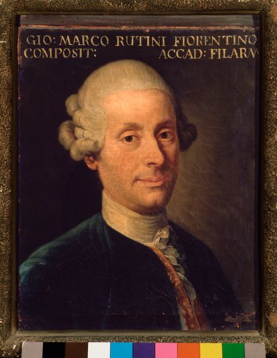 Portrait of Giovanni Marco Rutini by Unknown artist
