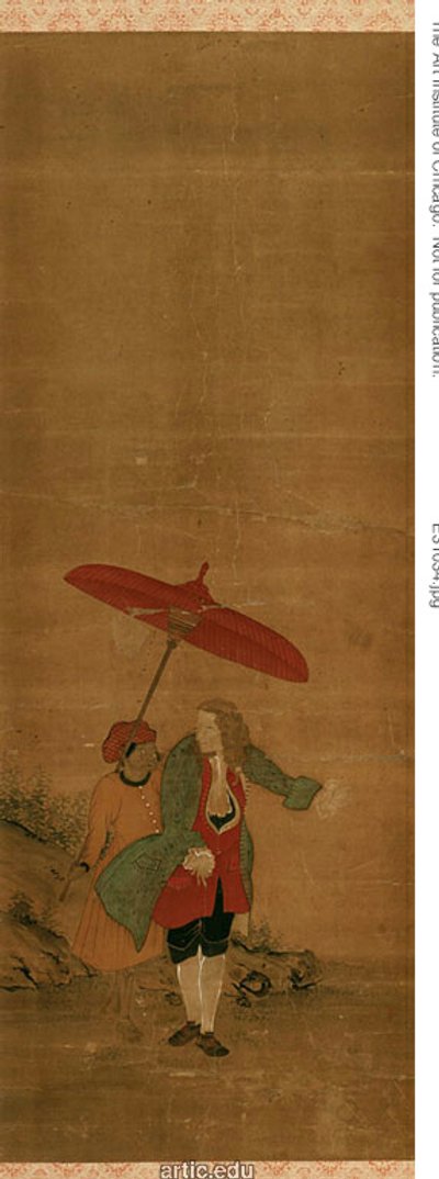 Portrait of a Dutchman with a Servant by Unknown artist