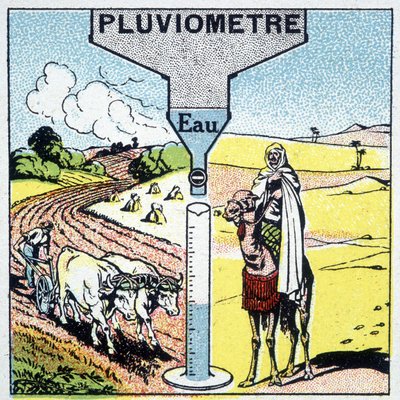 Representation of Rainfall and Its Effects on Different Regions and Its Influence on Agriculture by Unknown artist