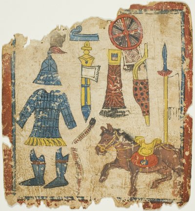 Ritual Objects, from a Set of Initiation Cards (Tsakali) by Unknown artist