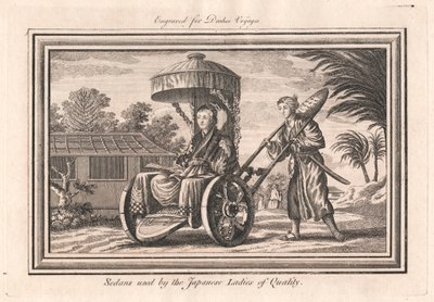Sedans used by the Japanese Ladies of Quality by Unknown artist