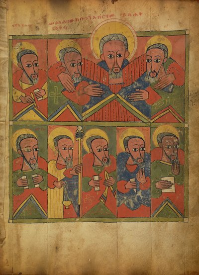The Prophets with Abraham Embracing Isaac and Jacob by Unknown artist