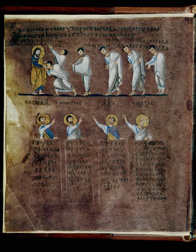 The Purple Codex Rossanensis, 6th Century by Unknown artist