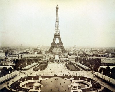 View of the 1889 Universal Exhibition in Paris and the Eiffel Tower by Unknown artist