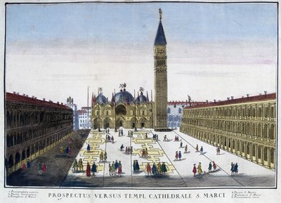 View of the Basilica and Campanile from St. Mark