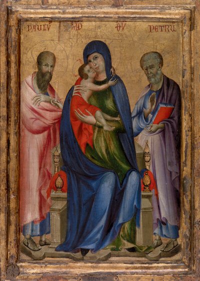 Virgin and Child with Saints Peter and Paul by Unknown artist