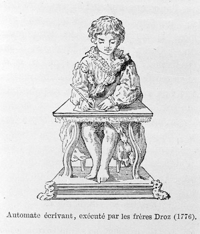 Writer Automaton, Screened by the Droz Brothers in 1776 by Unknown artist
