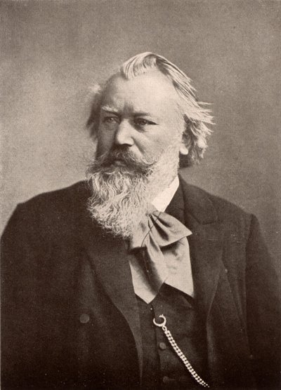 Johannes Brahms by Unknown photographer