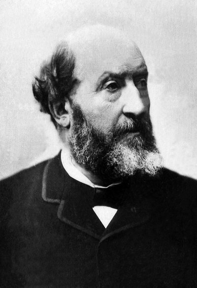 Portrait of Guillaume Victor Emile Augier, poet and playwright. by Unknown photographer