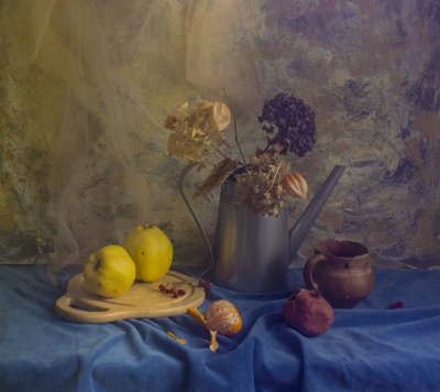 Autumn Quince Still Life by UstinaGreen