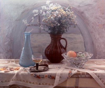 Cozy Table Still Life by UstinaGreen