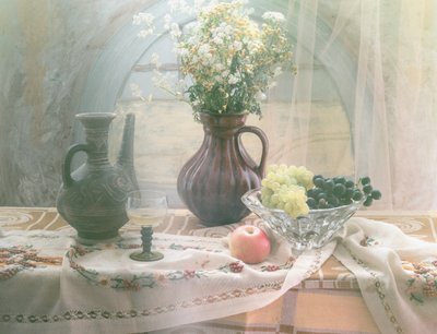 Rustic Table Still Life by UstinaGreen