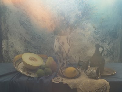 Softly Lit Fruit Still Life by UstinaGreen
