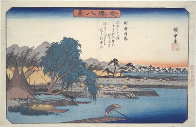 Clearing Weather at Susaki, from the series Eight Views of Kanazawa by Utagawa Hiroshige