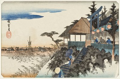Eastern Slope at Kanda Myojin Shrine by Utagawa Hiroshige