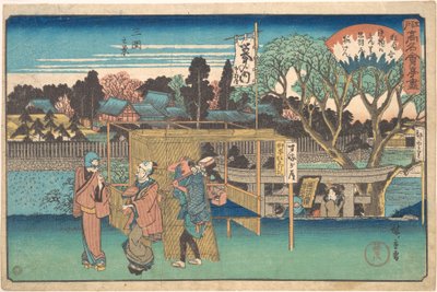 View of Mimeguri (Toyoha-ya) by Utagawa Hiroshige