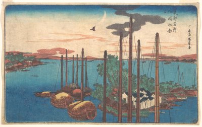 Tsukudajima First Cuckoo by Utagawa Hiroshige