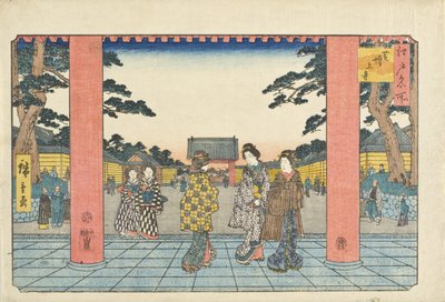 Zōjōji in Shiba by Utagawa Hiroshige