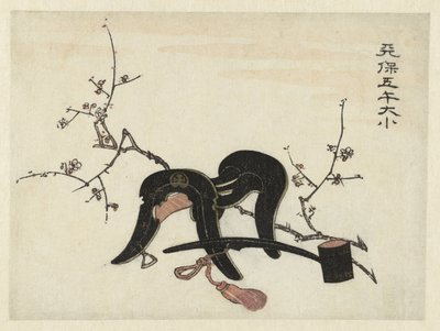 Saddle and Ladle by Utagawa Kunisada (I) (attributed to)