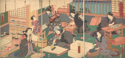 Artisans, from the series An Up-to-Date Parody of the Four Classes by Utagawa Kunisada