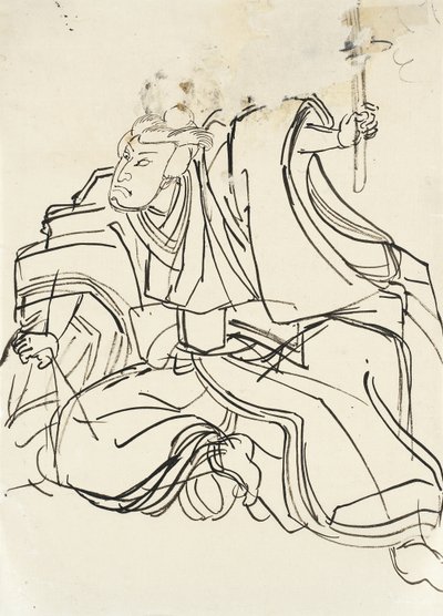 Sketch of a Military Hero by Utagawa Kuniyoshi