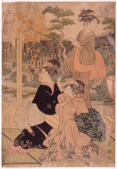 Three Beauties by Utagawa Toyokuni