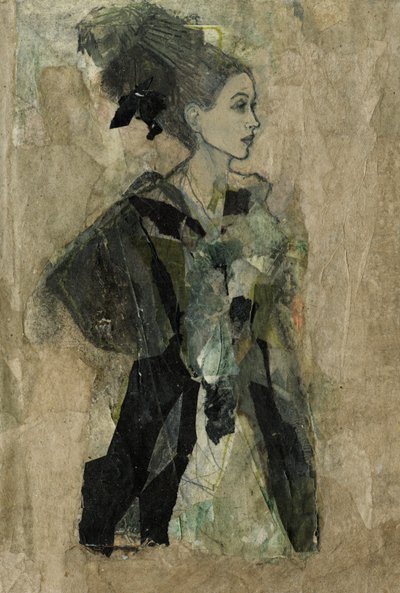 Elegant Abstract Woman by Ute Rathmann