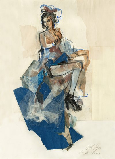 Elegant Blue Fashion by Ute Rathmann