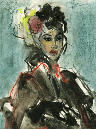Elegant Fashion Portrait by Ute Rathmann