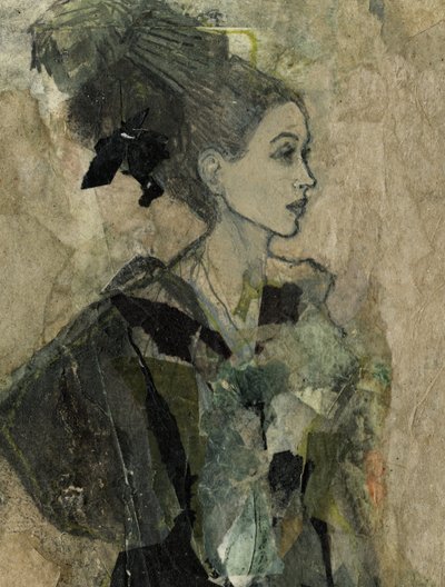 Elegant Woman Profile by Ute Rathmann